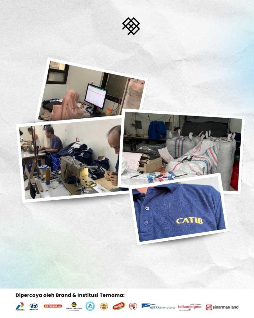 Di balik layar proses produksi seragam polo